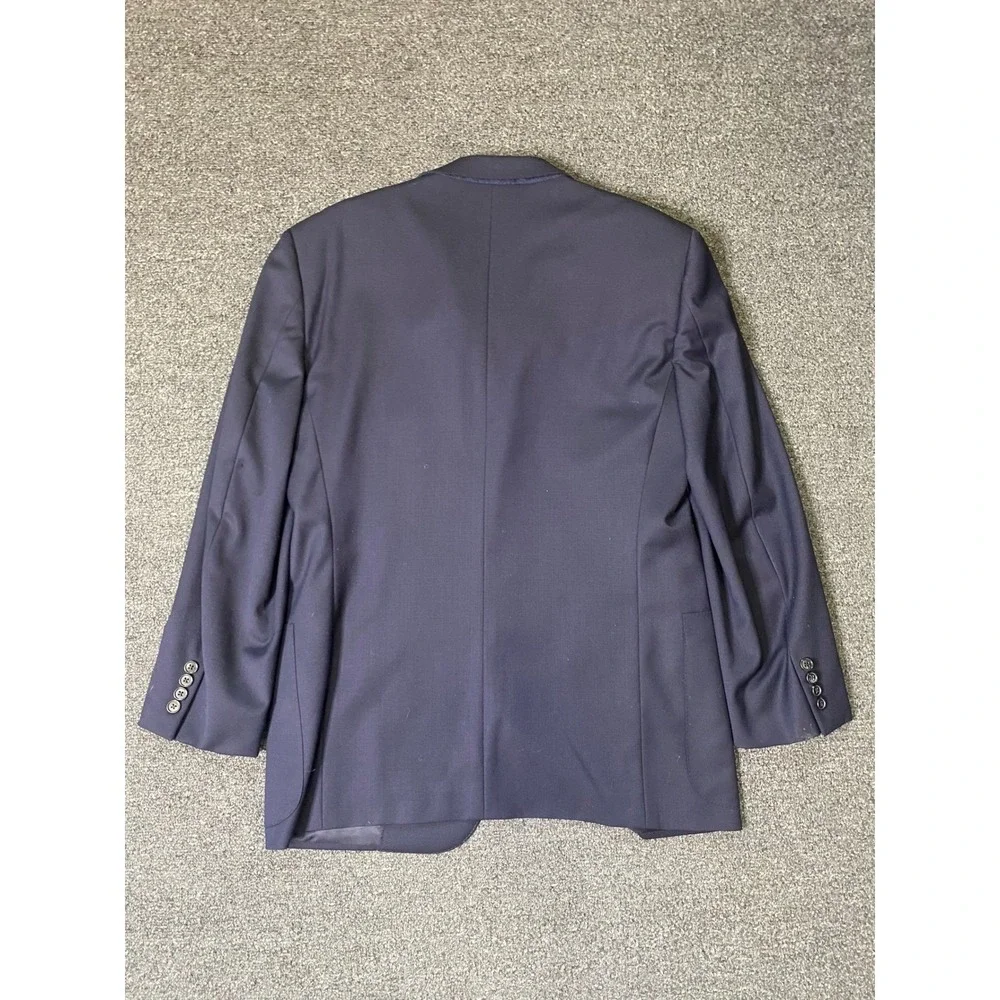 Ermenegildo Zegna Traveller 3-Button Blazer Navy Mens 41S‎ Wool Blend Sport Coat